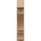 Ekena Millwork 8-in W x 30-in D x 38-in H Balboa Block Rough Cedar Woodgrain TimberThane Outlooker, Primed Tan OUTUR080X30X38BOA44RCPR - alternate 4
